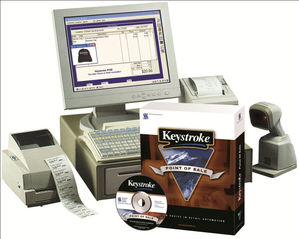 keystroke POS, complete system